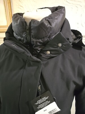 NWT Black Herno Laminar Gore-Tex Coat with Removable Down Bib