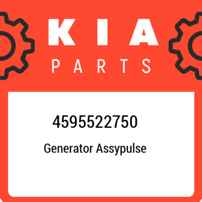 4595522750 Kia Generator assypulse 4595522750, New Genuine OEM 