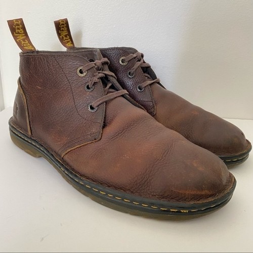 Dr. Martens Sussex Bear Track Slip Resistant Chukka Boots in Dark Brown  size 13 | eBay