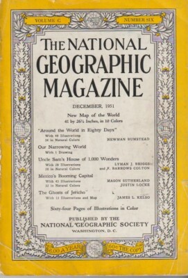 national geographic-DEC 1951-THE GHOSTS OF JERICHO.