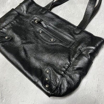 grunge city leather hand bag archive y2k