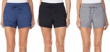 NEW Ladies' Weatherproof 32 Degrees COOL Fleece Shorts - VARIETY, New with TAGS