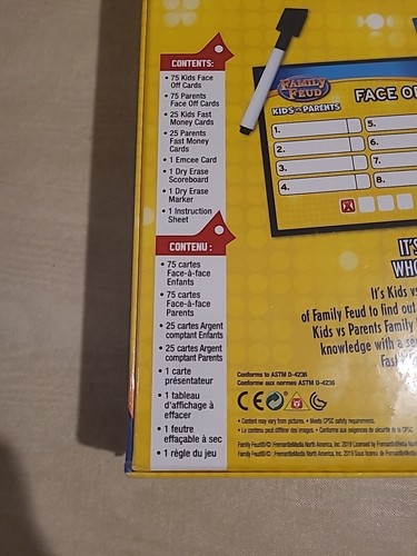 Family Feud Board Game Kids vs Parents The Great Family Equalizer Steve Harvey - Picture 7 of 10