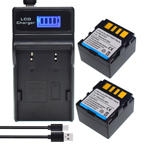 BN-VF707U BN-VF707 BNVF707U Battery or charger for JVC GR-D244 MINI-DV Camcorder - Picture 34 of 47