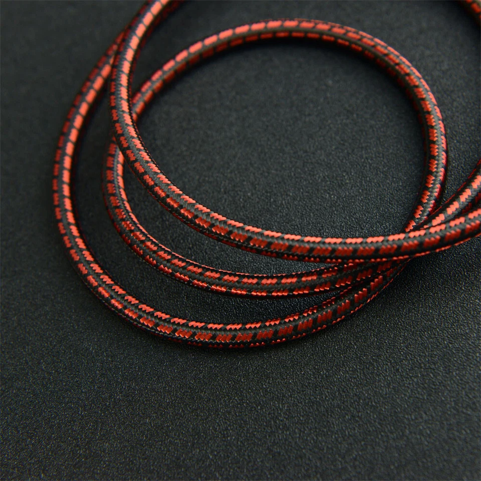 High Quality 3.5mm Aux Auxiliary Audio Cable for Headphones Car/Home Stereos Red - Image 4 of 4