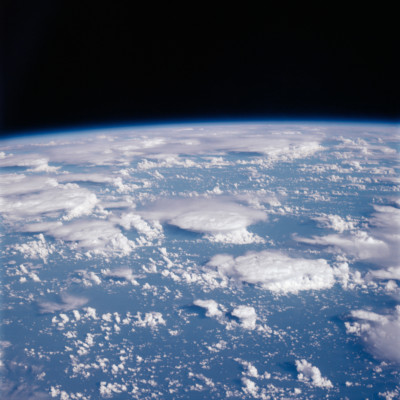 Foto NASA - Apollo 7 - Blick Auf Den Planeten Erde Mit Wolken Und Ozean