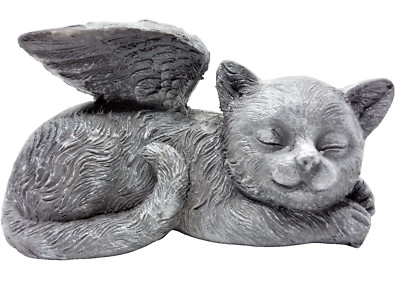 Harz Figur Skulptur Ornamente Statue  Katze EngelsKatze