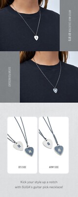 [SUGA] GUITAR PICK NECKLACE（black） BTS ARTIST-MADE COLLECTION SUGA GUITAR PICK NECKLACE [BLACK