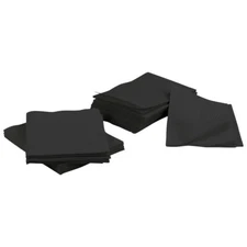1000 Black Disposable Dental Bibs, Medical Tattoo Tray Chair Bed Paper Covers