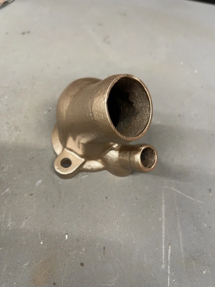 1964-1971 Oldsmobile Cutlass F85 442 Thermostat Housing Water Neck Ninety Eight - Image 3 of 4