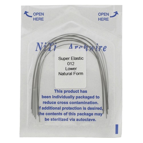 Dental Orthodontic NiTi Arch Wire arcos de ortodoncia Round Rectangular Natural - Picture 50 of 78
