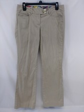Tommy Hilfiger Women's Pants Brown Size 4 The Reade Trousers Double Button
