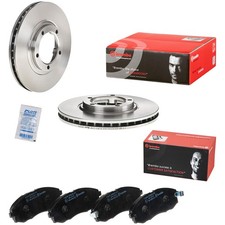 Brembo Bremsscheiben 254mm + Bremsbeläge Vorne passend für Hyundai H-1 Starex