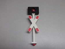 Playmobil Andreaskreuz für Bahnübergang Eisenbahn