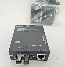 Transition Networks E-TBT-FRL-04 Media Converter 10BASE-FL to 10BASE-T 
