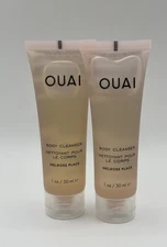 NEW 2X OUAI Body Cleanser MELROSE PLACE Travel Minis 30ml/1oz Each AUTHENTIC