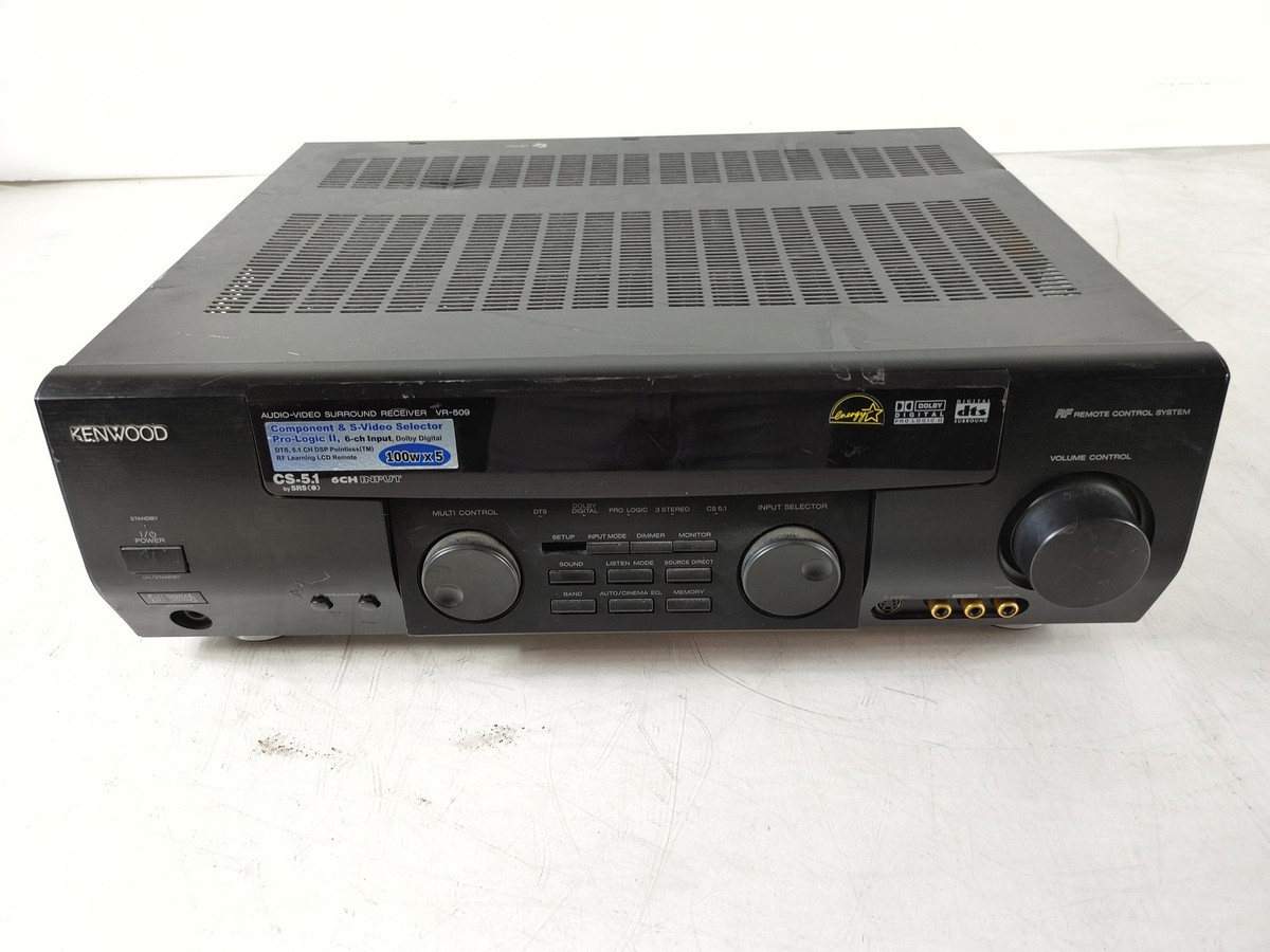Kenwood VR-509 5.1 Channel Audio-Video Stereo Surround Sound