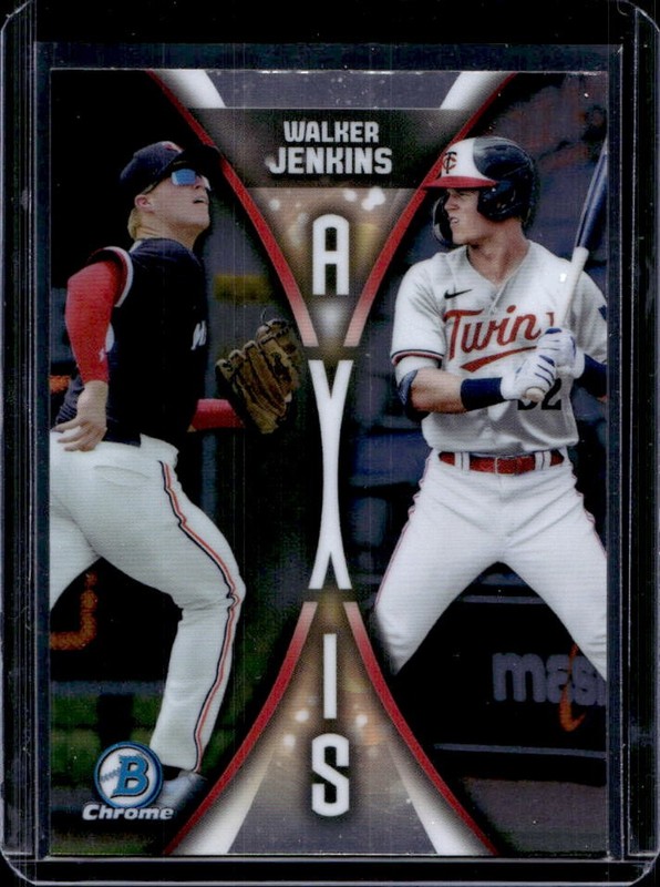 2025 Bowman Draft Walker Jenkins Axis Chrome #A-14 Twins