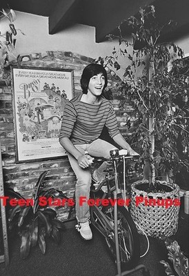 Scott Baio 4X6 photo vintage 70's promo home bike work out teen pix bedroom