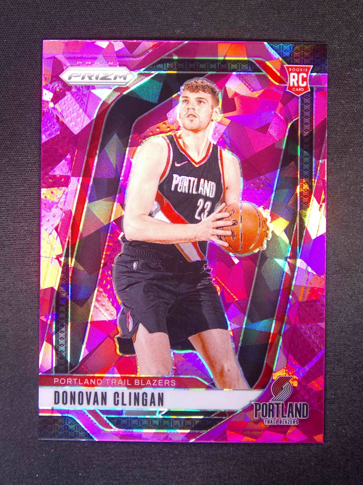 2024-25 Panini Prizm Donovan Clingan #221 RC Rookie Pink Ice