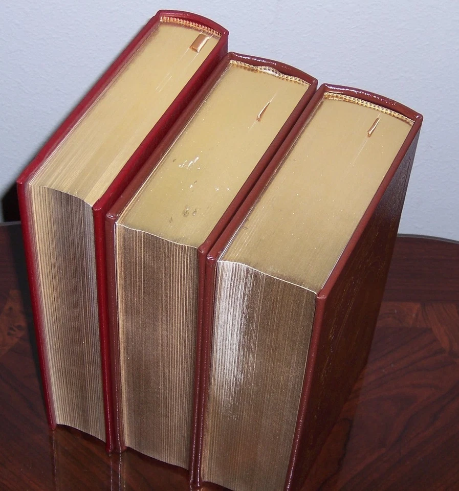 Easton Press Signed CIVIL WAR A NARRATIVE by Shelby Foote 3 vols MISMATCH bindin - Image 4 of 4