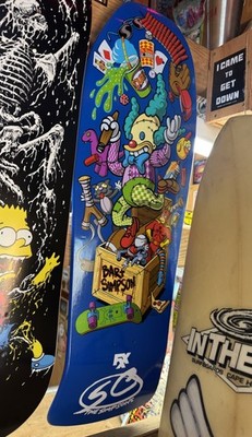 Santa Cruz The Simpsons Jeff Grosso Toybox Skateboard Deck Bart