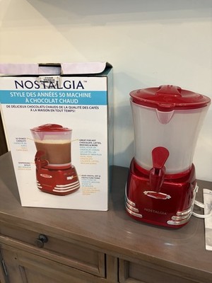 Nostalgia '50s-Style Hot Chocolate Maker 32 oz 600W Red/White Kitchen appliance
