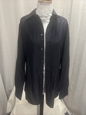 dolce and gabbana Cotton Navy Blue Striped shirt size 16