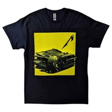 Metallica T Shirt M72 Seasons Burnt Vinyl Band Logo new Official Unisex Black