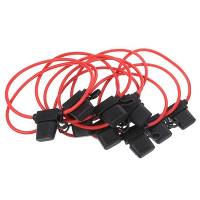 10pcs 40A kleiner Sicherungshalter für Autobootwagen Auto 12 AWG -Kabel