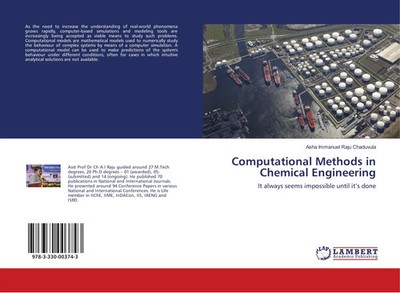 Asha Immanuel Raju Chaduvula | Computational Methods in Chemical Engineering