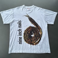 Vintage Nine Inch Nails Shirt Mens XL Further Down the Spiral 1995 NIN 90s