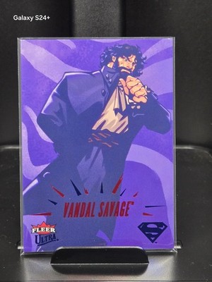 2026 Fleer Ultra Superman Red Parallel /38 Vandal Savage #97 DEBUT (82)