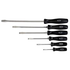 Williams Endurogrip 6 Piece Slotted Screwdriver Set Comfort Grip Chrome Blades Williams Endurogrip 6 Piece Slotted Screwdriver Set Comfort Grip Chrome Blades
