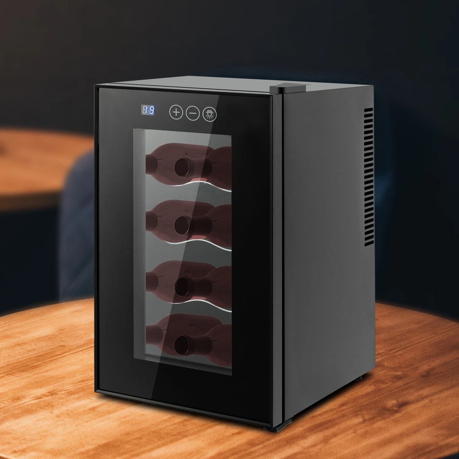 8 Bottle Wine Cellar, Wine Cooler, Beverage Wine Chiller 25.8*50.2*46.5cm
Opens in a new window or t