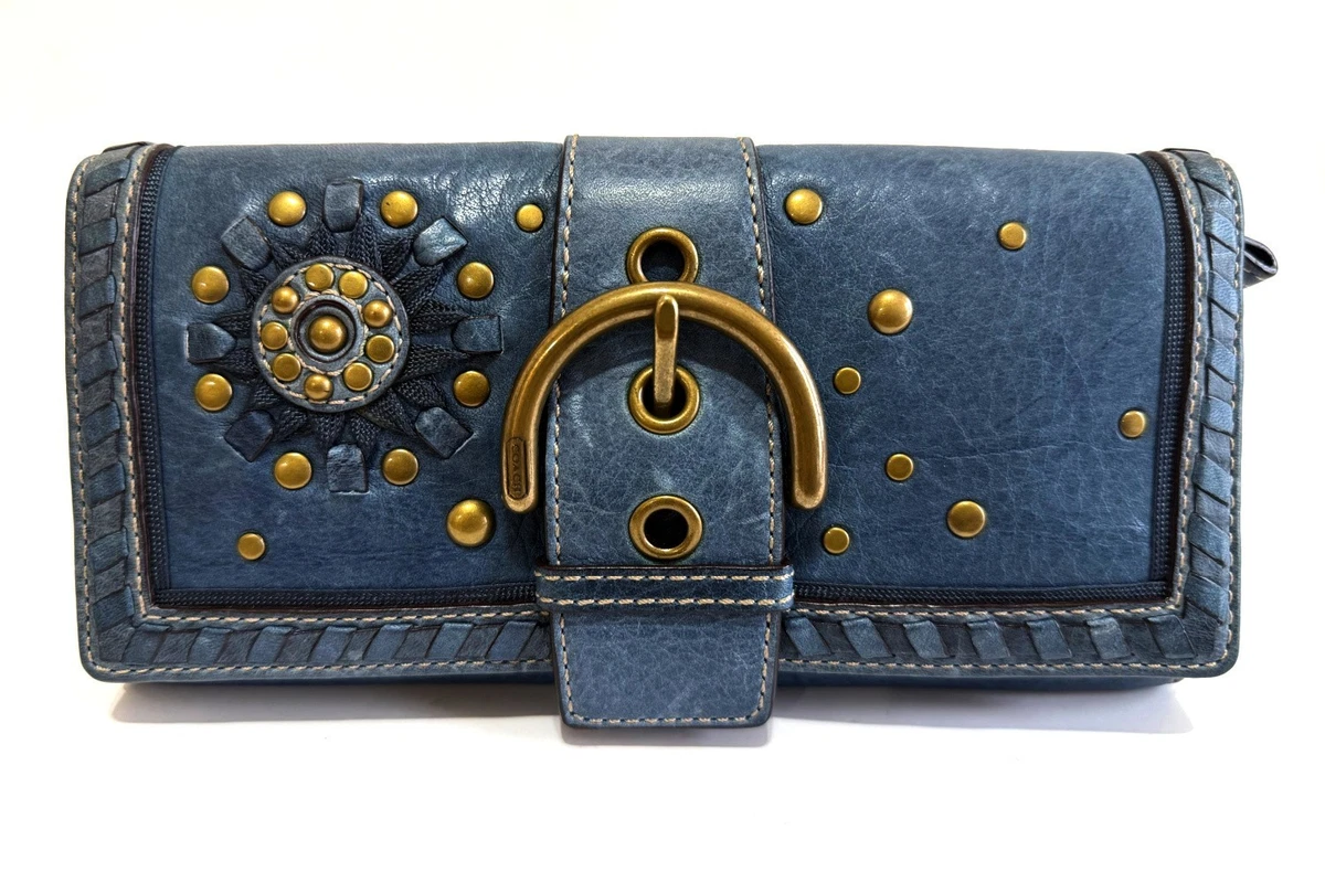 小物 COACH Studded Leather Zip Around Wallet 25+ Coach Studded Wallets for Women for sale | Updated Oct 2026