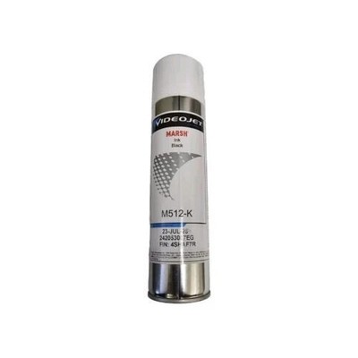 Videojet M 512-K ink can. Black . 365ml . EXPIRATION 03/2027 or later