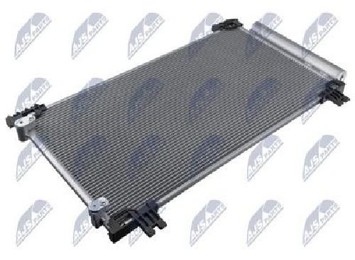 NTY A/C Condenser for Toyota CCS-TY-047 With Drier Reinforced Aluminum