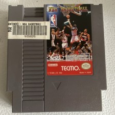 Tecmo NBA Basketball Nintendo NES Game Cartridge 1992 Sports