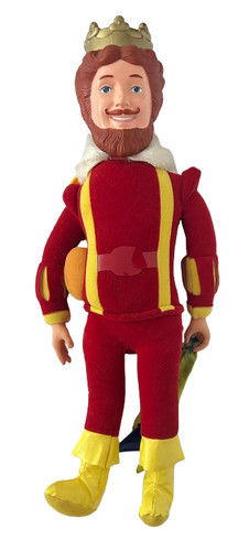 Vintage 1980 Burger King Magical Burger King 20" Plush Doll by Knickerbocker