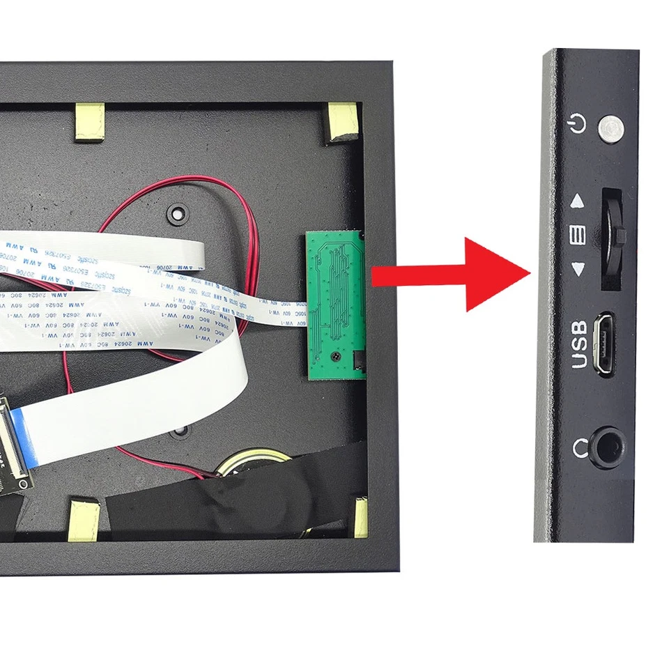 LCD Board for iPad 3 LP097QX1 LTL097QL01 USB C HDMI Video Control Monitor Frame - Image 3 of 4