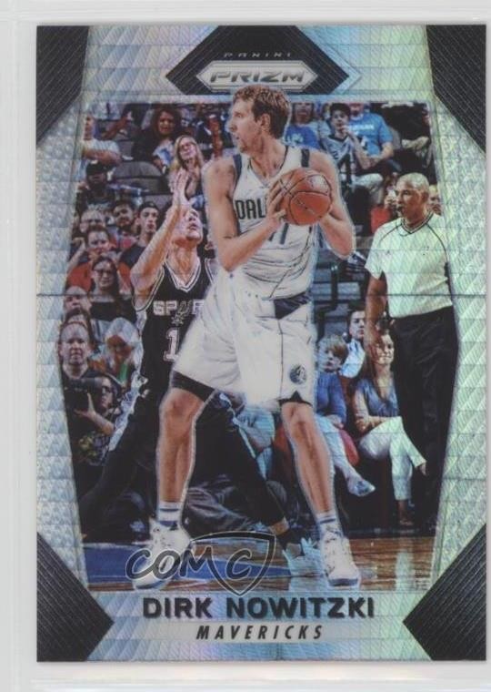 2017-18 Panini Prizm Hyper Prizm Dirk Nowitzki #91 HOF 4k8