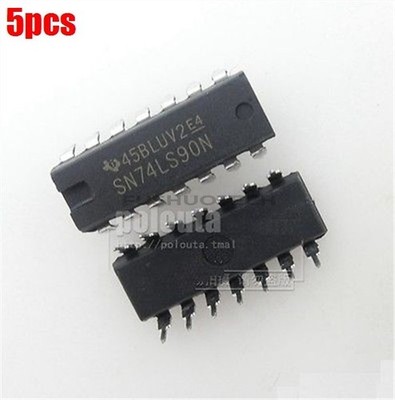 5Pcs Decade Counter SN74LS90N SN74LS90 4LS90 14-Dip New Ic vh #ff
