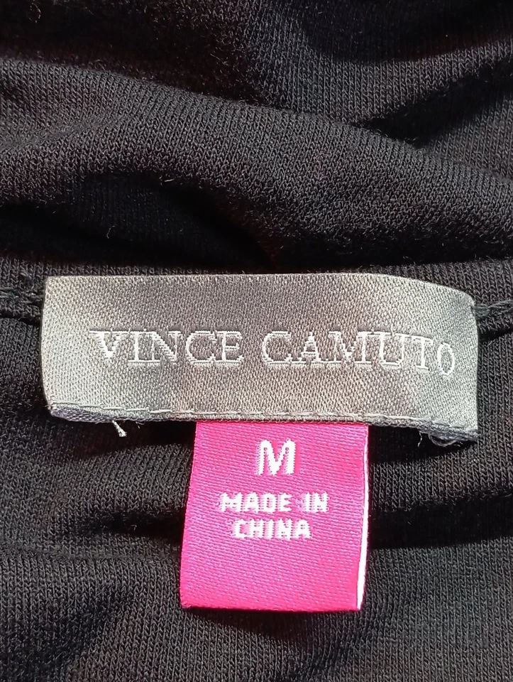 VINCE CAMUTO Robe stretch Dames Robe T EU 38 noir style décontracté - Photo 4/4