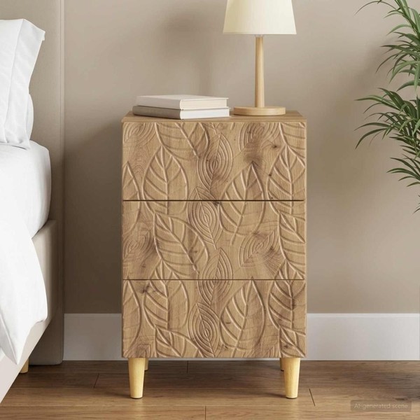 Nachttisch Artisan-Eiche 43 X 39,5 X 66,5 Cm Holzwerkstoff-image