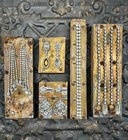 Vintage Decor, Rare One of a Kind Rhinestone Sample from Jewelry Warehouse lot13 — photo 5