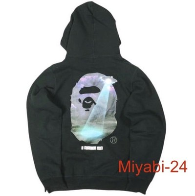 A BATHING APE 21SS Made in Japan BAPE GALAXY UFO PULLOVER HOODIE Fleece lining