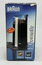 BRAUN Aromatic KSM 2 B Black Coffee Grinder 2.5 oz - NEW