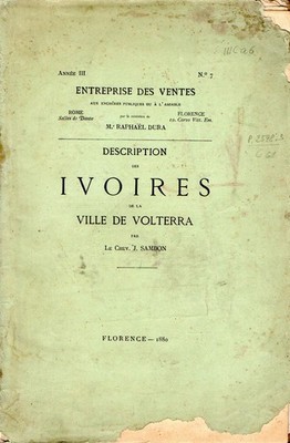 Beschreibung der Elfenbeinküste der Stadt Volterra