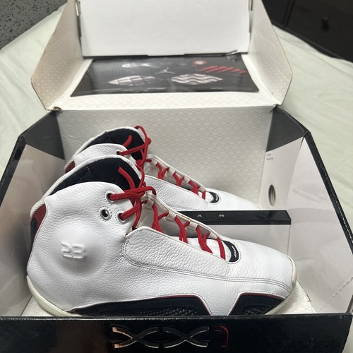 Size 10 - Air Jordan 21 OG White Varsity Red - Picture 1 of 7